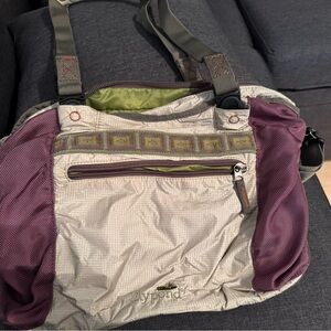 Lilypond Purple and Gray Shoulder Bag
